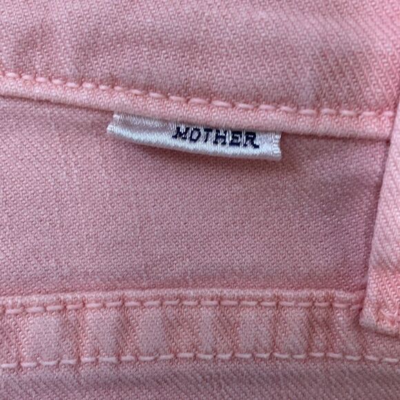 MOTHER The Rascal Ankle Snipper Pink Jeans Sz 26 - Picture 14 of 16